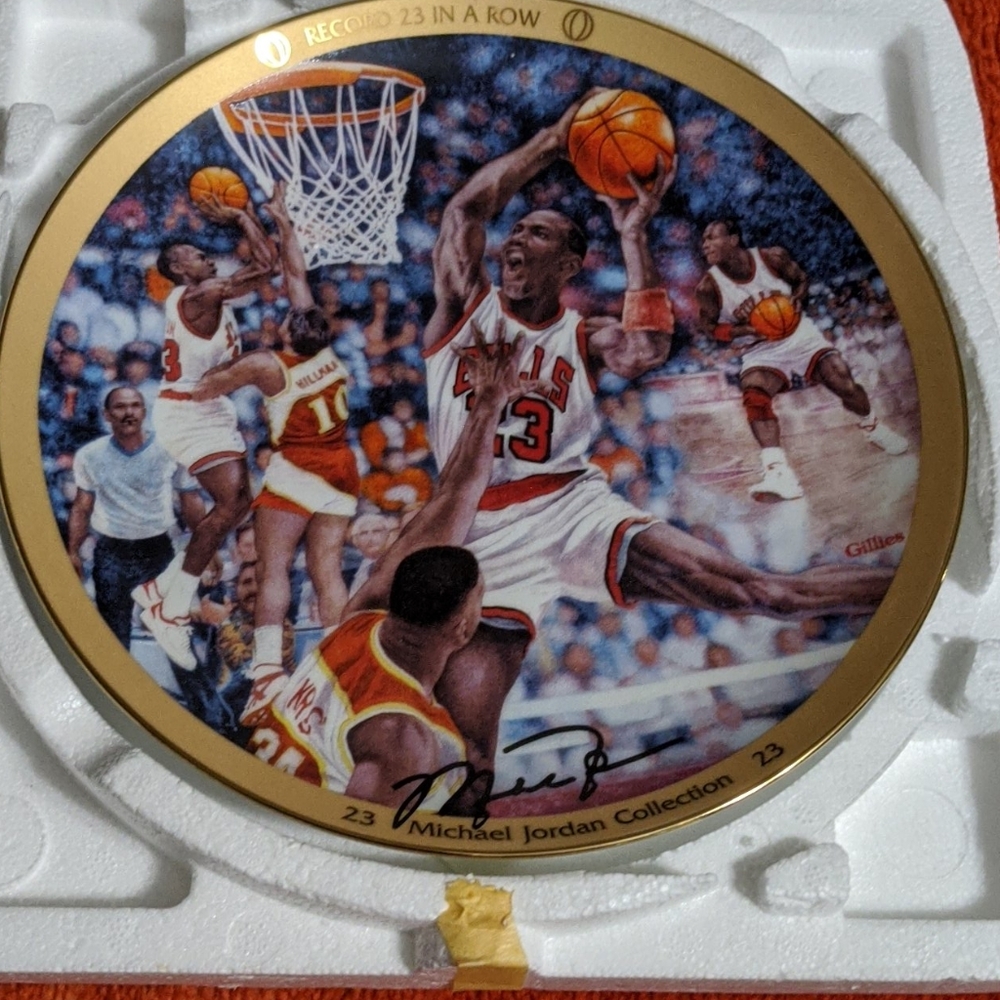 Michael Jordan collectors edition plate (1997)